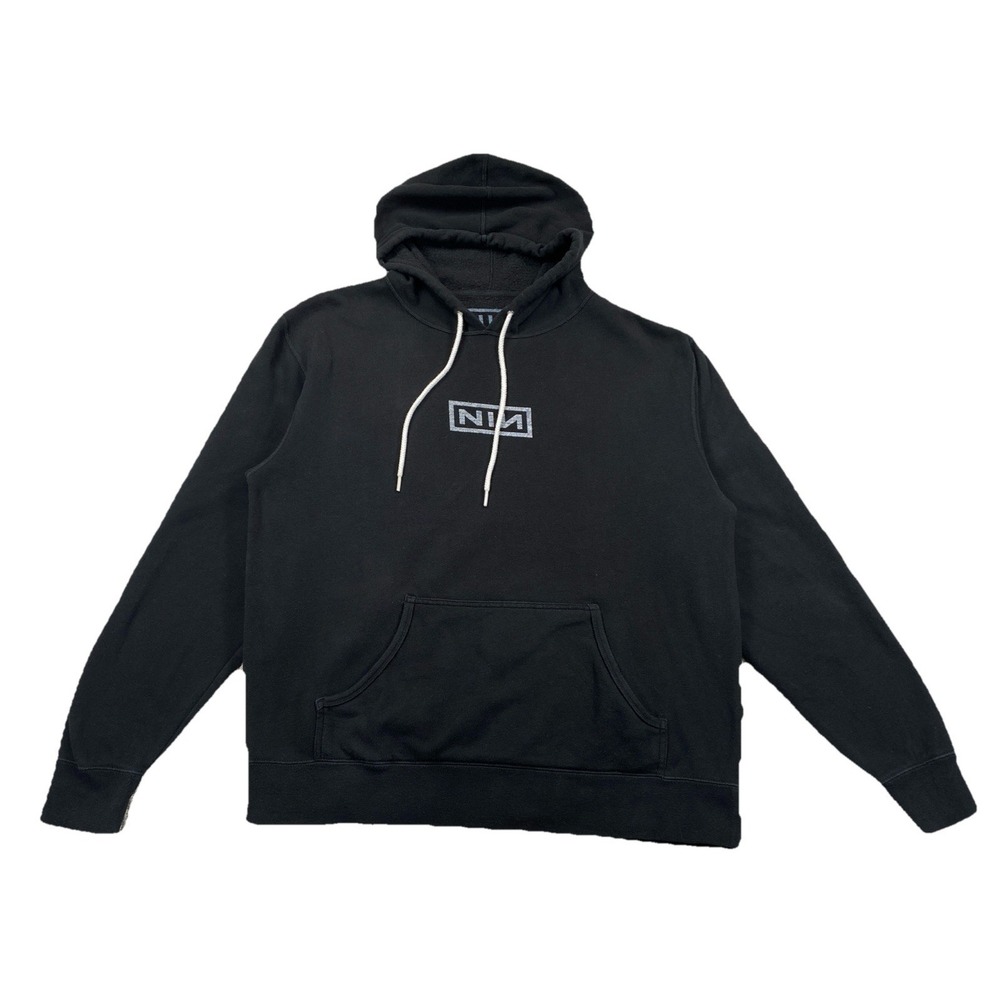 Nine Inch Nails NIN Remove The Pain Push It Back In Hoodie Black Size XL